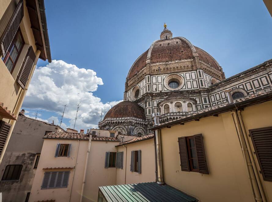 View of Florence Cathedral from room 39 at Hotel Duomo Firenze