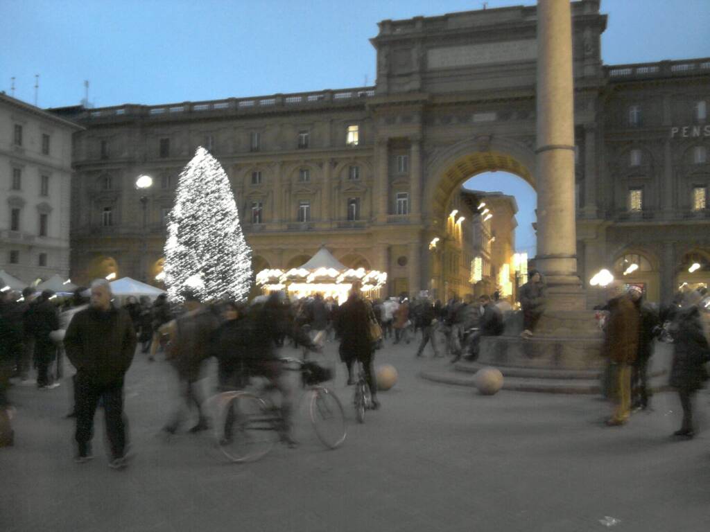 Albero di Natale in Piazza della Repubblica, Firenze